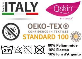 mascherina protettiva Q-SKIN 100 OEKO TEX